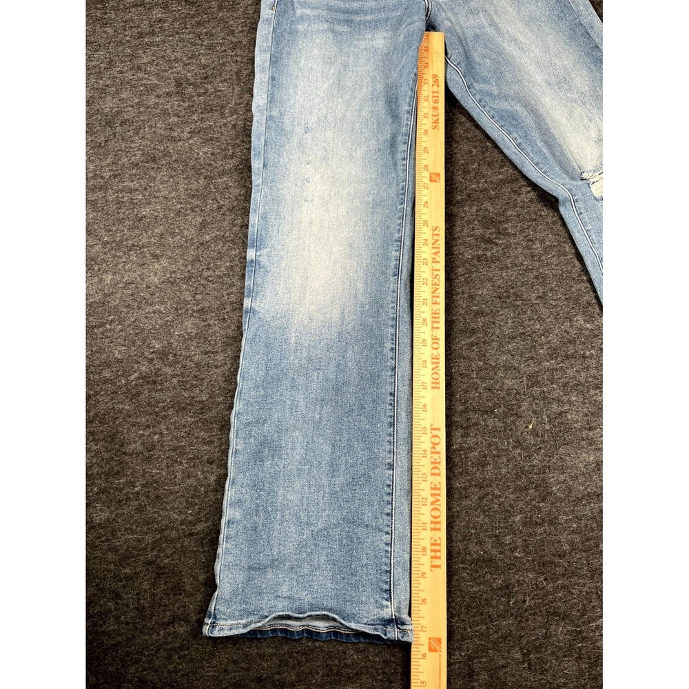 Lucky Brand Los Angeles Easy Rider Jeans Womens 8/29 Blue Denim Distressed - Picture 3 of 10